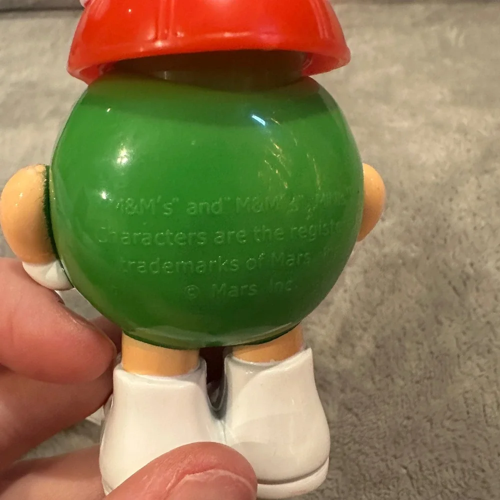 Vintage M&M's‎ Green Character Valentine Red Hats Cupid Wings Candy Holders